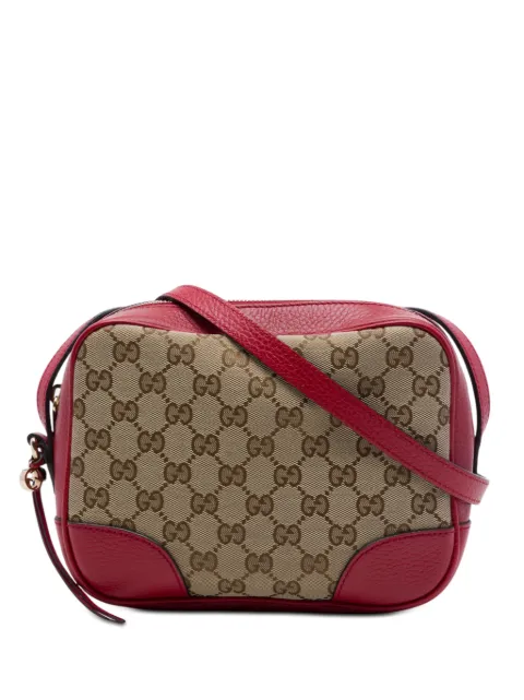 Gucci Pre-Owned 2016-2026 GG Canvas Bree crossbody bag Red Z8TA049LY5Y2HI8D