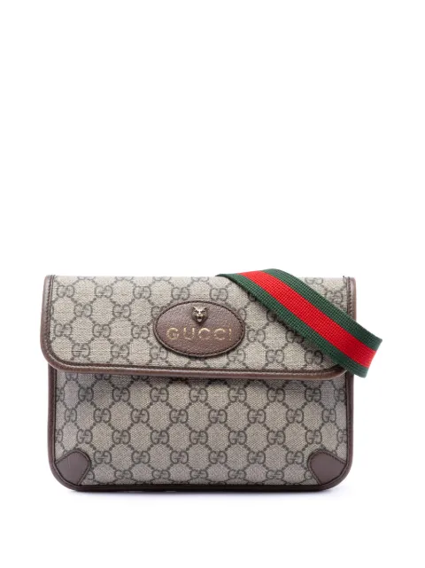 Gucci Pre-Owned 2016-2026 GG Supreme Web Neo Vintage belt bag Neutrals UMM3P3R2RH779FNF