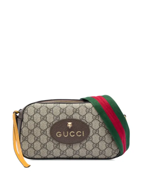 Gucci Pre-Owned 2016-2026 GG Supreme Web Neo Vintage crossbody bag Neutrals M32JBSE3T1ICOOLV