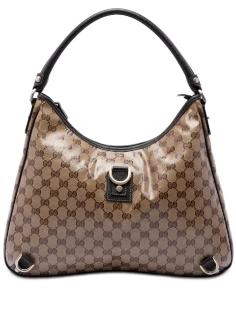 Gucci Pre-Owned 2000-2015 GG Crystal Abbey D Ring shoulder bag Neutrals HY1JOTPR6YGJMRFM
