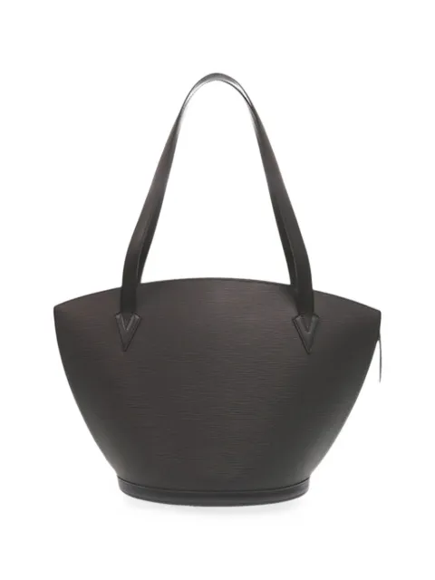 Louis Vuitton Pre-Owned 2002 Epi Saint Jacques GM Long Strap tote bag Black 5AVY4NHFDYG6UV5B