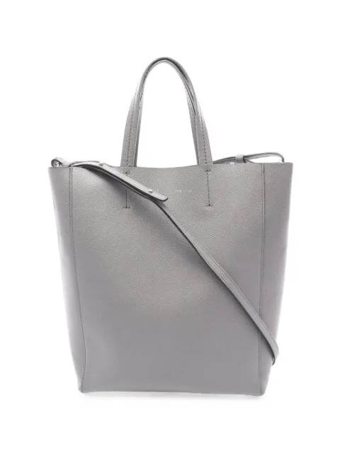 Celine Pre-Owned 2000-2026 Small Grained Calfskin Vertical Cabas Tote satchel Grey XI3KFXSFC6VB4JWX