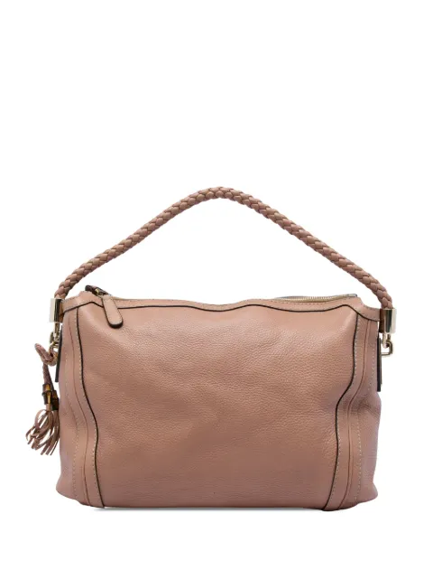 Gucci Pre-Owned 2016-2026 Medium Pebbled Calfskin Bella shoulder bag Brown W0STMNR4F0INIYDE