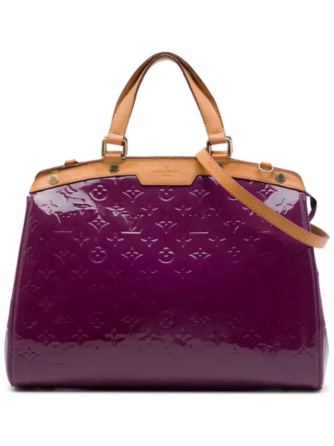Louis Vuitton Pre-Owned 2014 Monogram Vernis Brea GM satchel Purple R7NLAJ8CHT4G3L4Q