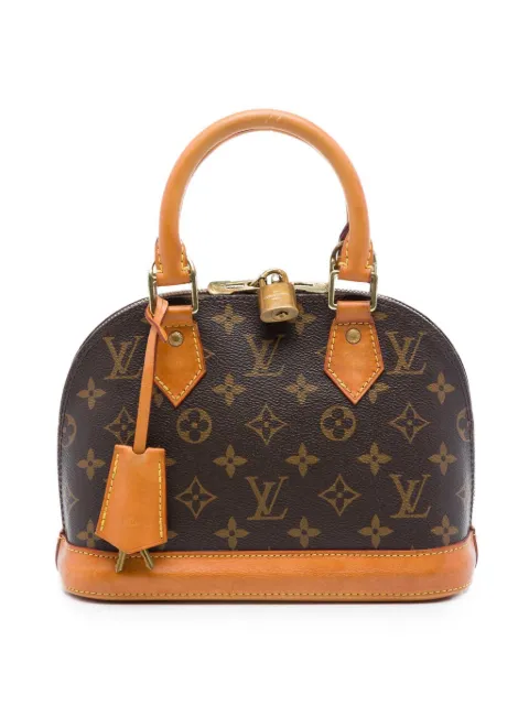 Louis Vuitton Pre-Owned 2017 Monogram Alma BB satchel Brown KHXRF0GMH31UENLJ