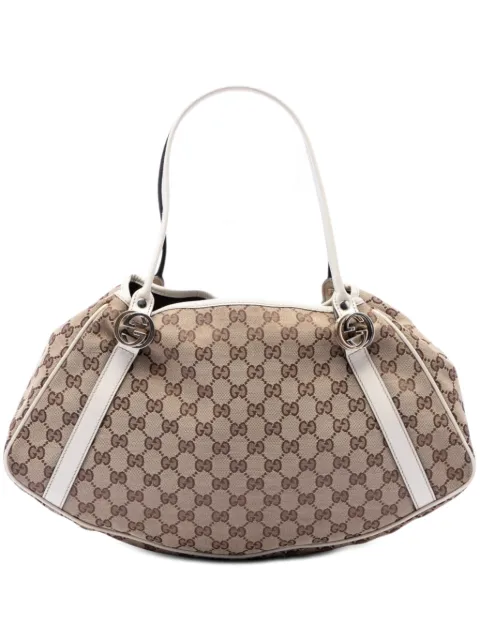 Gucci Pre-Owned 2016-2026 GG Canvas Twins shoulder bag Brown A649CB4L3Y3WQFWC