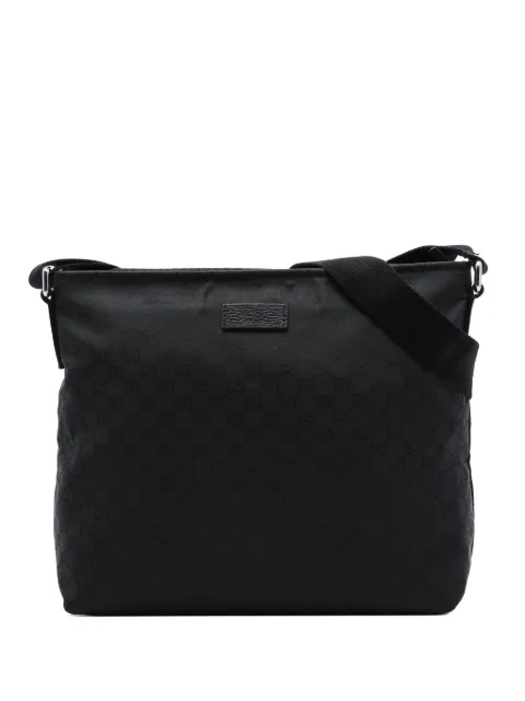 Gucci Pre-Owned 2016-2026 GG Nylon crossbody bag Black COFRNFMBMZAI4LM5