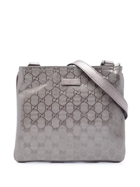 Gucci Pre-Owned 2016-2026 GG Imprime crossbody bag Silver 3GVCQDPIMF2Y9MGK