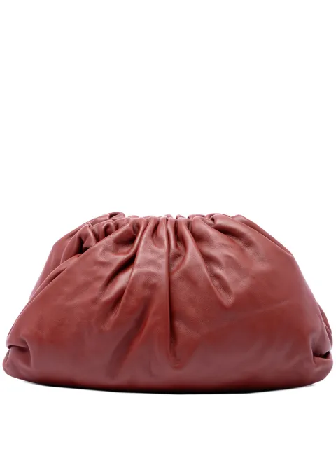 Bottega Veneta Pre-Owned 2012-2026 Lambskin The Pouch clutch bag Red 3JDW8SMVONOO71YF