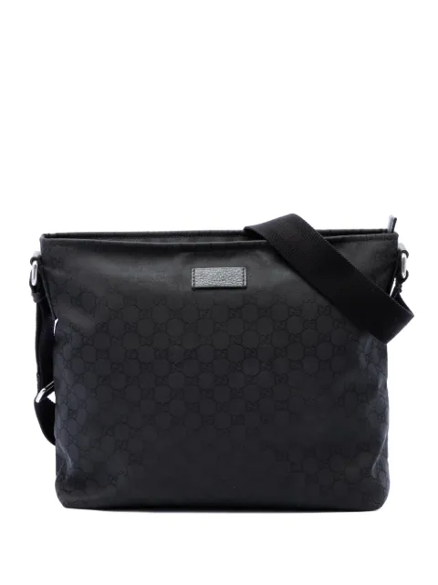 Gucci Pre-Owned 2016-2026 GG Nylon crossbody bag Black 2EVOLJ5JOM6MSZTG
