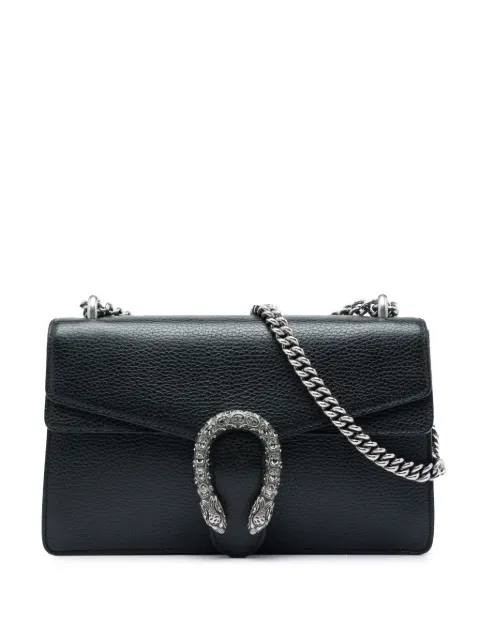 Gucci Pre-Owned 2016-2026 Medium Calfskin Dionysus shoulder bag Black 1VM5BZ9SB0AOUL9N