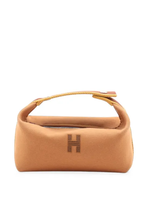 Hermès Pre-Owned 2010-2026 Small Toile Bride A Brac Case vanity bag Brown 7BSIDPK5HICAFYY3