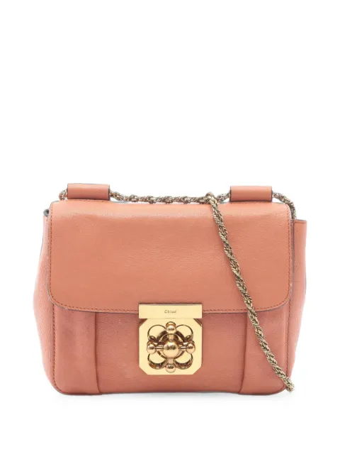 Chloé Pre-Owned 2010-2026 Small Leather Elsie crossbody bag Orange Q0N93S9HW7ZH3P9L