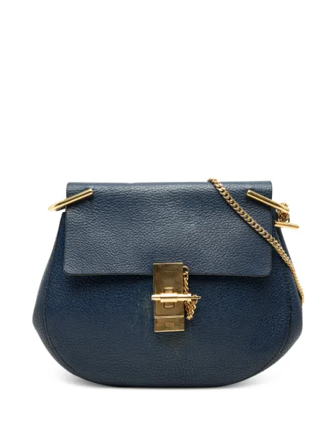 Chloé Pre-Owned 2015 Small Leather Drew crossbody bag Blue 9DPFVGZF4JX20VVR