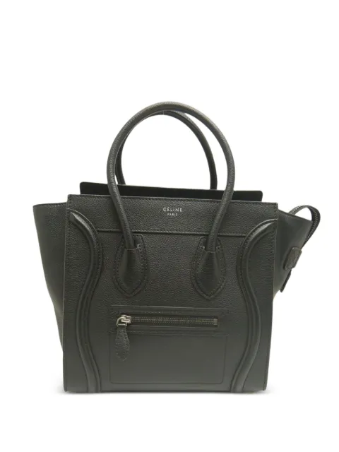Celine Pre-Owned 2014 Micro Calfskin Luggage tote bag Black NOOL49WXFVACLJ6Q