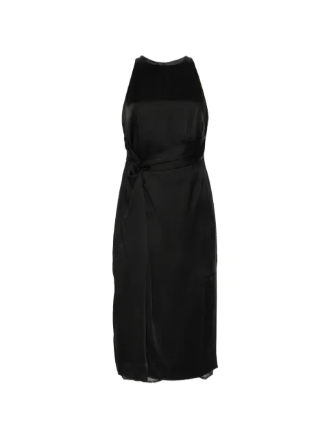 Róhe twist-detail sleeveless midi dress Black 42033057