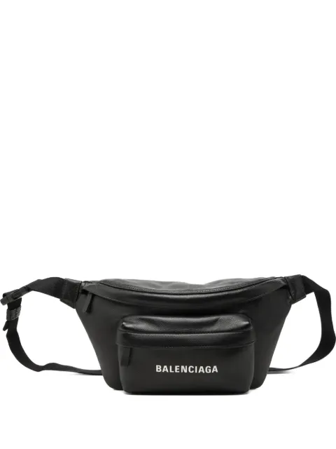 Balenciaga Pre-Owned 2018-2026 Leather Everyday XS belt bag Black FYJKDZ93V0I2B0IL