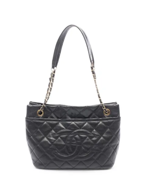 CHANEL Pre-Owned 2012-2013 Quilted Caviar Soft Shopper tote bag Black XNQ1W6OCKENO2TN2
