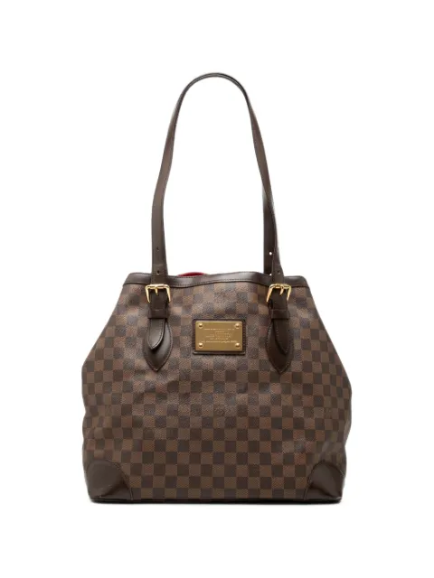 Louis Vuitton Pre-Owned 1990-2010 Damier Ebene Hampstead MM tote bag Brown K5HJHOCMPDX2WR7I