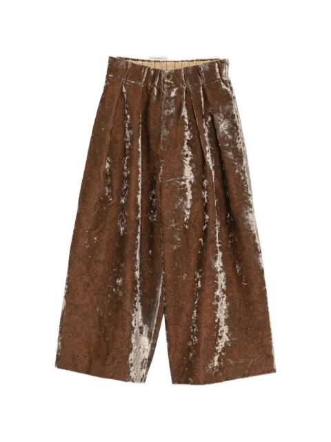 Uma Wang Poetic pants Brown W6MUP3007