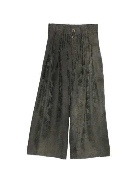 Uma Wang Poetic pants Green W6MUP3008