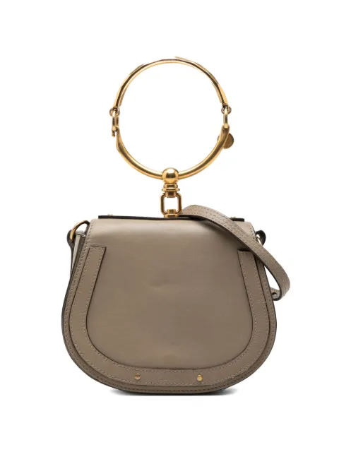 Chloé Pre-Owned 2018 Small Leather Nile Bracelet satchel Brown QS6YV26BDBKRBB99