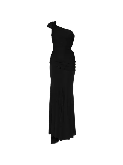 Herve L. Leroux asymmetric draped gown Black 22530201