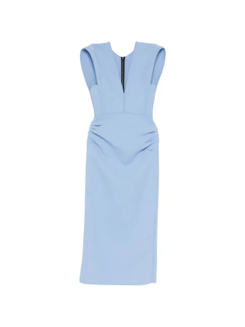 Maticevski Wingtip dress Blue DR5651