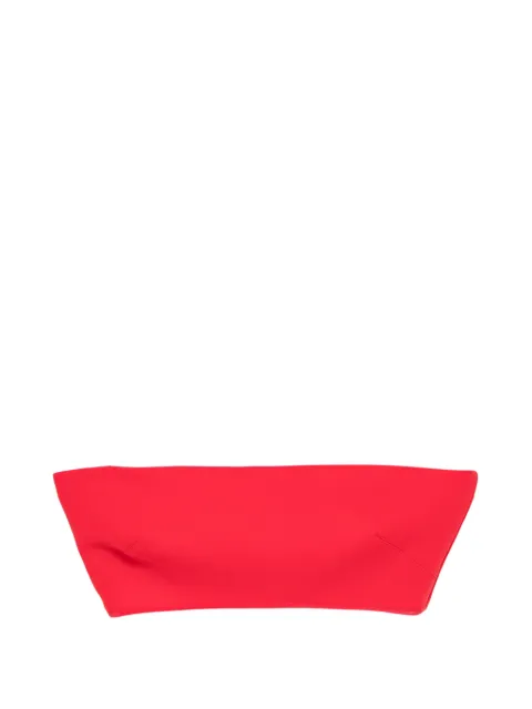 Maticevski bonded bandeau blouse Red TO489903