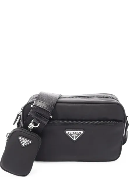 Prada Pre-Owned 2013-2025 Tessuto Camera Bag crossbody bag Black G7AA4JDOR62OQJ0R