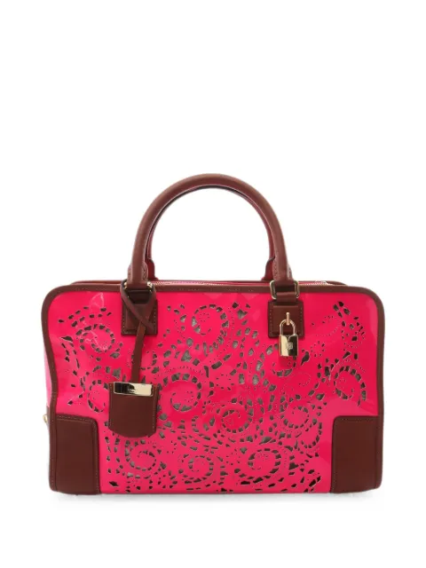 Loewe Pre-Owned 2010-2026 Patent Amazona 36 handbag Pink GRTFKKIICI6G4ZIK