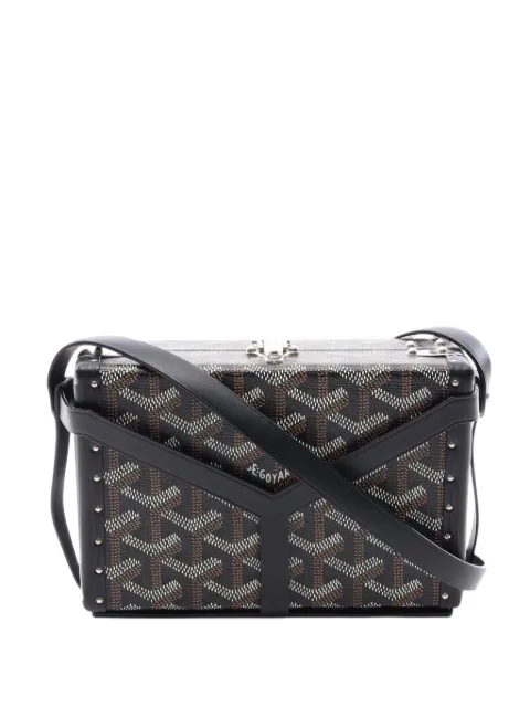 Goyard Pre-Owned 2010-2026 Goyardine Minaudiere Trunk Bag crossbody bag Black GVK81Q0R5XVLHLUO