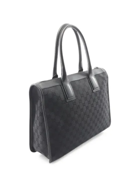Gucci Pre-Owned 2000-2015 GG Canvas tote bag Black HM5UFEY2JGX512C3