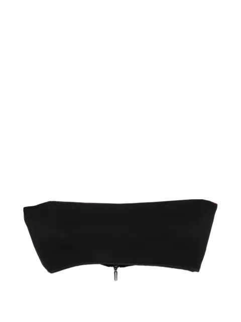 Maticevski bonded bandeau blouse Black TO489901