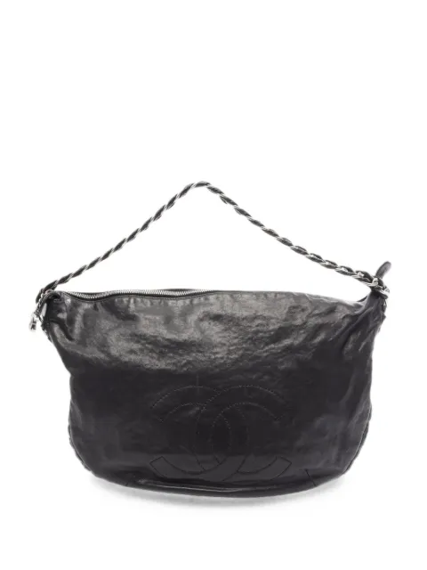 CHANEL Pre-Owned 2006-2008 Calfskin Modern Chain hobo bag Black 4L7TPJS70D6GMF2Y