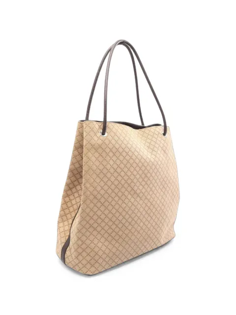 Gucci Pre-Owned 2000-2015 Large Diamante Canvas Gifford tote bag Neutrals Z6071XB3W0UYYUBC