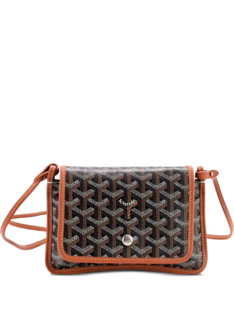 Goyard Pre-Owned Plumet Clutch Wallet Coated Canvas crossbody bag Brown XZ78HI5QKANS8IH9
