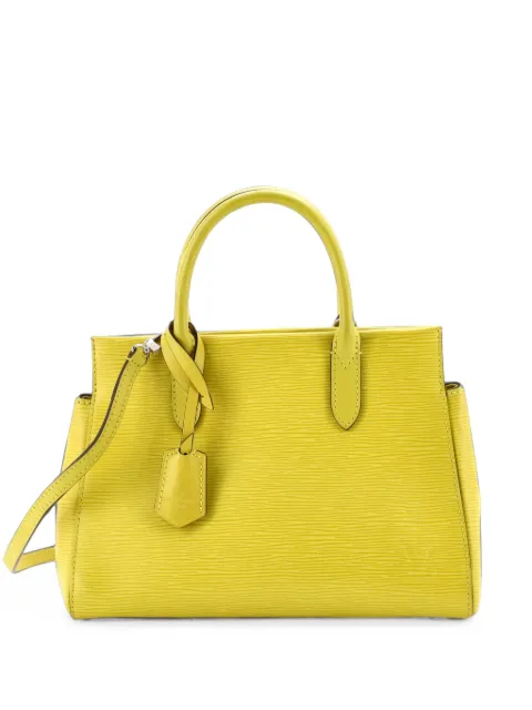 Louis Vuitton Pre-Owned Marly Handbag Epi Leather BB satchel Yellow XASU9291T4T8FP7S