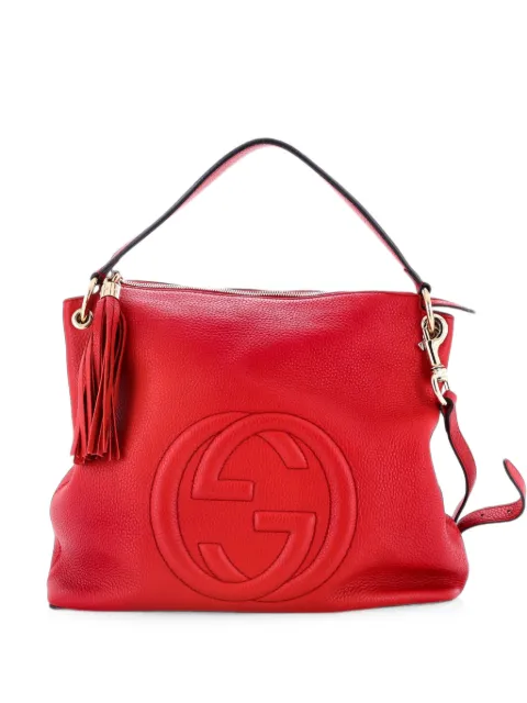 Gucci Pre-Owned Soho Convertible Leather Large hobo bag Red WEKM2ZKNHVHI7C36