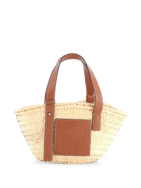 Loewe Pre-Owned Basket Raffia Small tote bag Neutrals W1X3NMIG6HB5GHPY