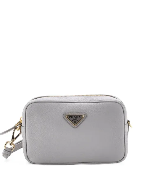 Prada Pre-Owned Camera Bag Vitello Soft Mini crossbody bag Grey V37BIA40UL2BKZHC