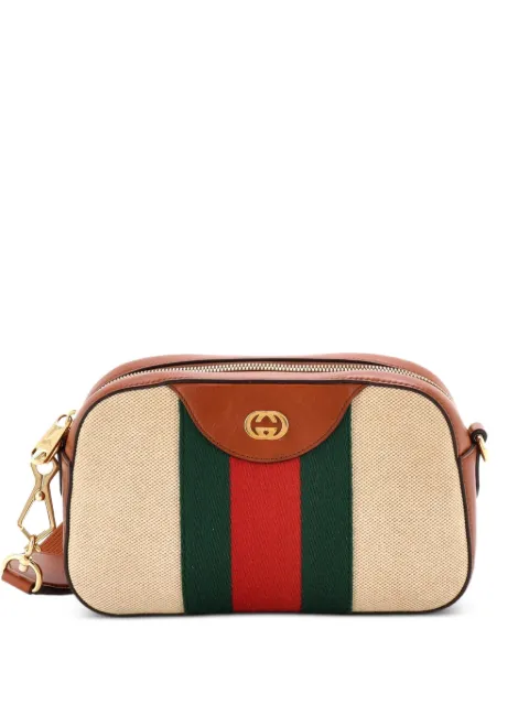 Gucci Pre-Owned Camera Bag Vintage Web Canvas crossbody bag Neutrals T9ZRJ3WPHETC50DD