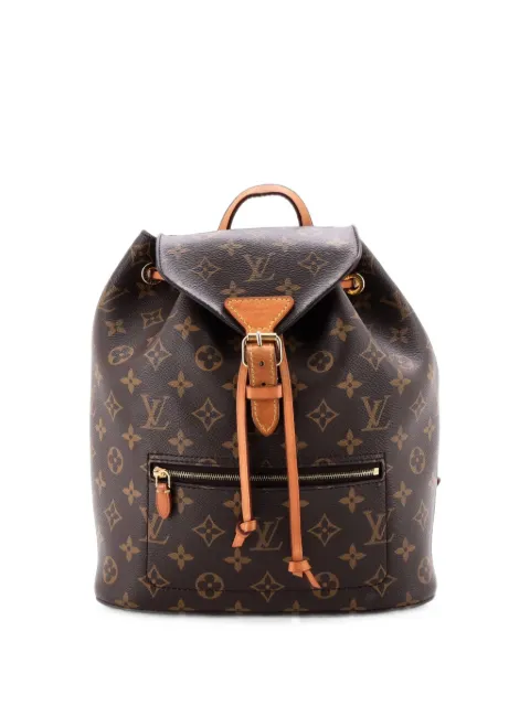 Louis Vuitton Pre-Owned Montsouris Monogram Canvas backpack Brown PK9FG71HNE3GBSI5