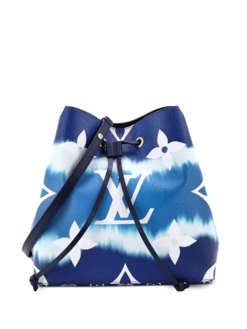 Louis Vuitton Pre-Owned NeoNoe Handbag Limited Edition Escale Monogram Giant MM bucket bag Blue PJIVPHJRXWRNAOUH