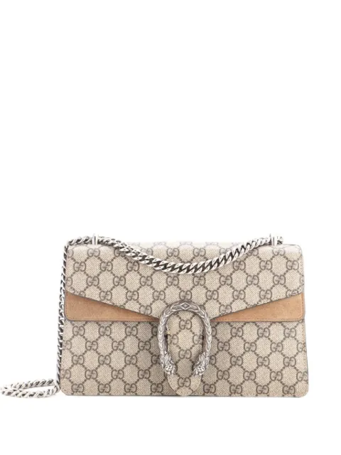 Gucci Pre-Owned Dionysus Bag GG Coated Canvas Small shoulder bag Brown NZ58HMDX6DXIPQGV