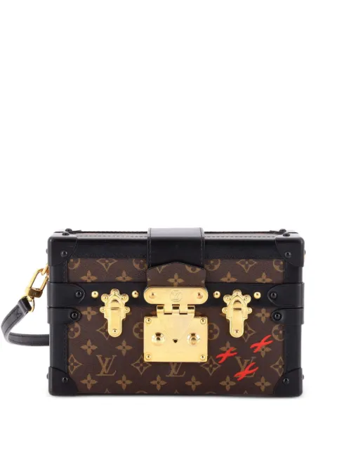 Louis Vuitton Pre-Owned Petite Malle Handbag Monogram Canvas clutch bag Brown FQN4C5H1Q3WIY8B2