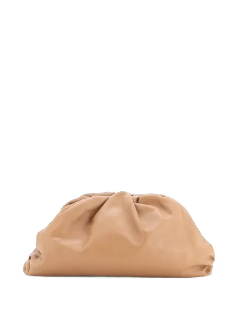 Bottega Veneta Pre-Owned The Pouch Leather Teen clutch bag Brown FM7XI7HUABI2ECPR
