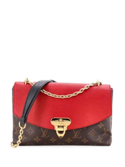 Louis Vuitton Pre-Owned Saint Placide Handbag Monogram Canvas and Leather shoulder bag Red DTDD1HTN8R71QK36