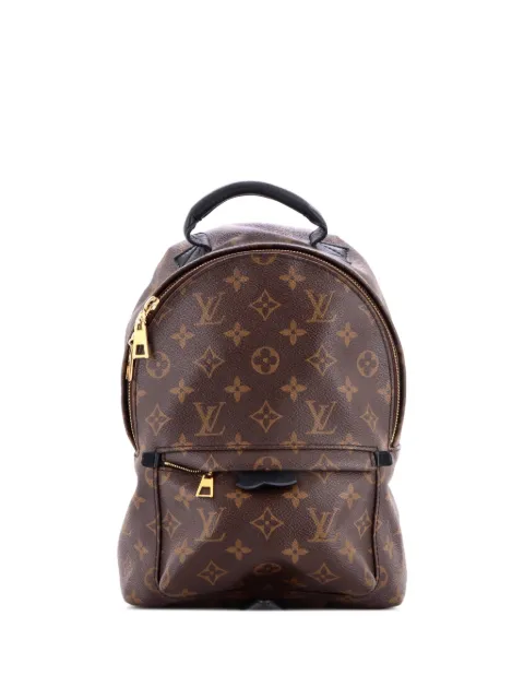 Louis Vuitton Pre-Owned Palm Springs Monogram Canvas PM backpack Brown EATL1ST6NVLH85GU
