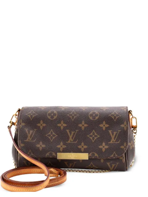 Louis Vuitton Pre-Owned Favorite Handbag Monogram Canvas PM clutch bag Brown 98LZQJIJ8D5LC1D8